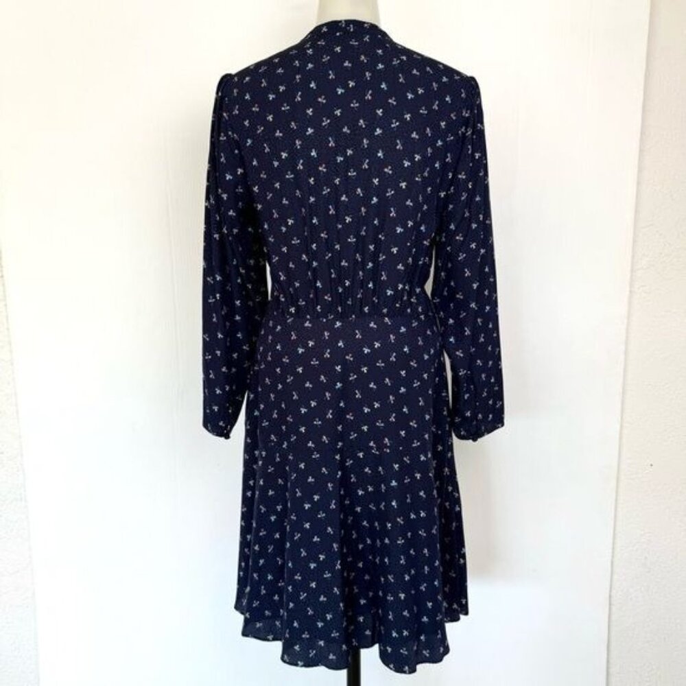 TAILORED Rebecca Taylor Clover print dot Jacquard dress size 8 - Picture 5 of 13